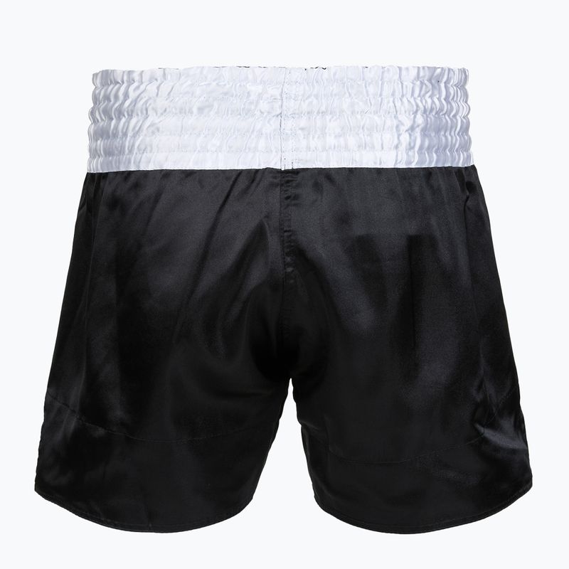 Menʼs training shorts Venum Classic Muay Thai black/white/gold 2