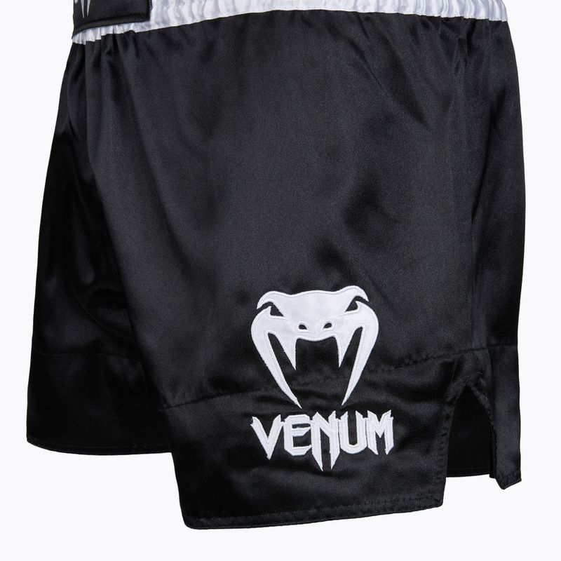 Menʼs training shorts Venum Classic Muay Thai black/white/gold 3