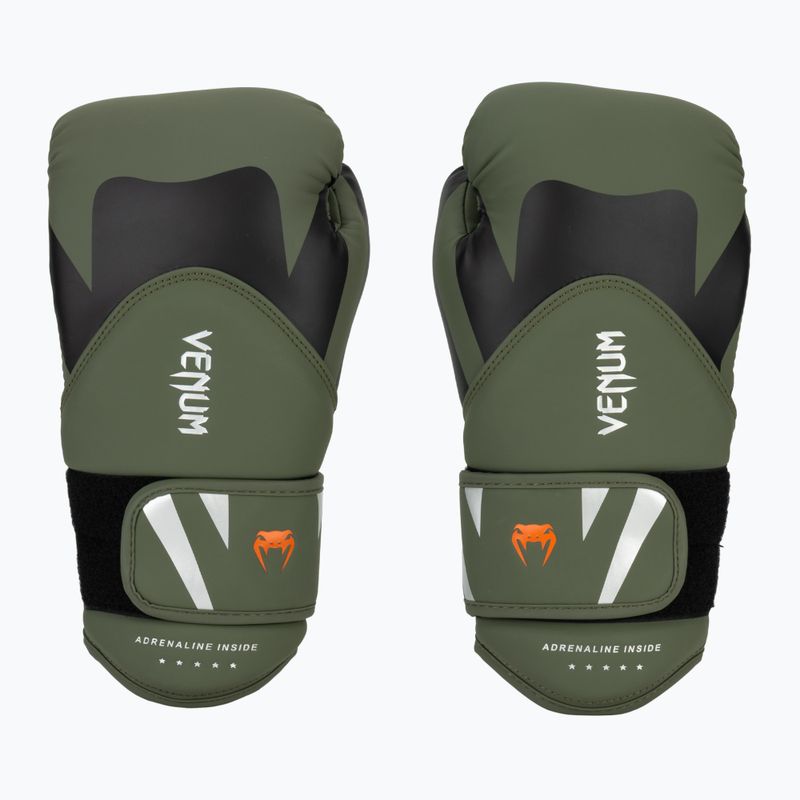 Venum Challenger 4.0 men's boxing gloves black/khaki 2