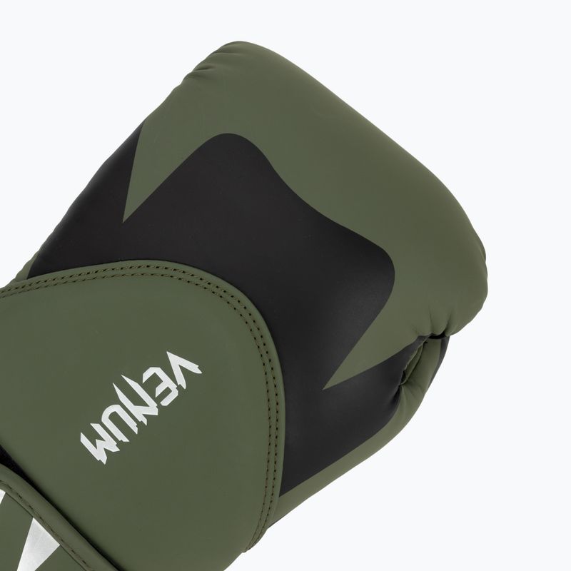 Venum Challenger 4.0 men's boxing gloves black/khaki 5