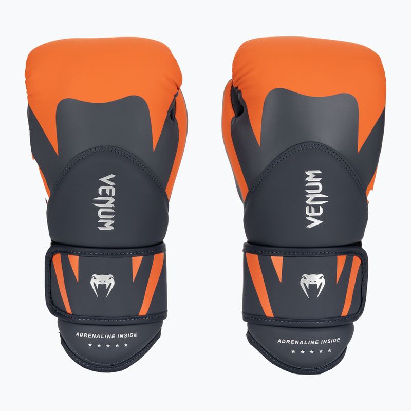 Venum Challenger 4.0 men's boxing gloves navy blue/orange