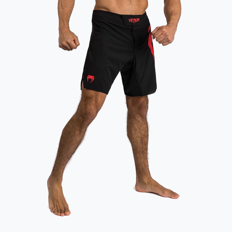 Venum Light 5.0 men's training shorts black/red 2