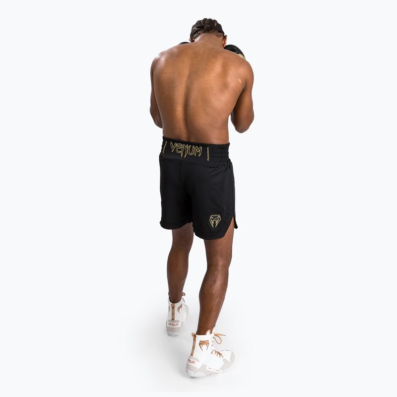 Venum Classic Boxing black/white men's boxing shorts 5