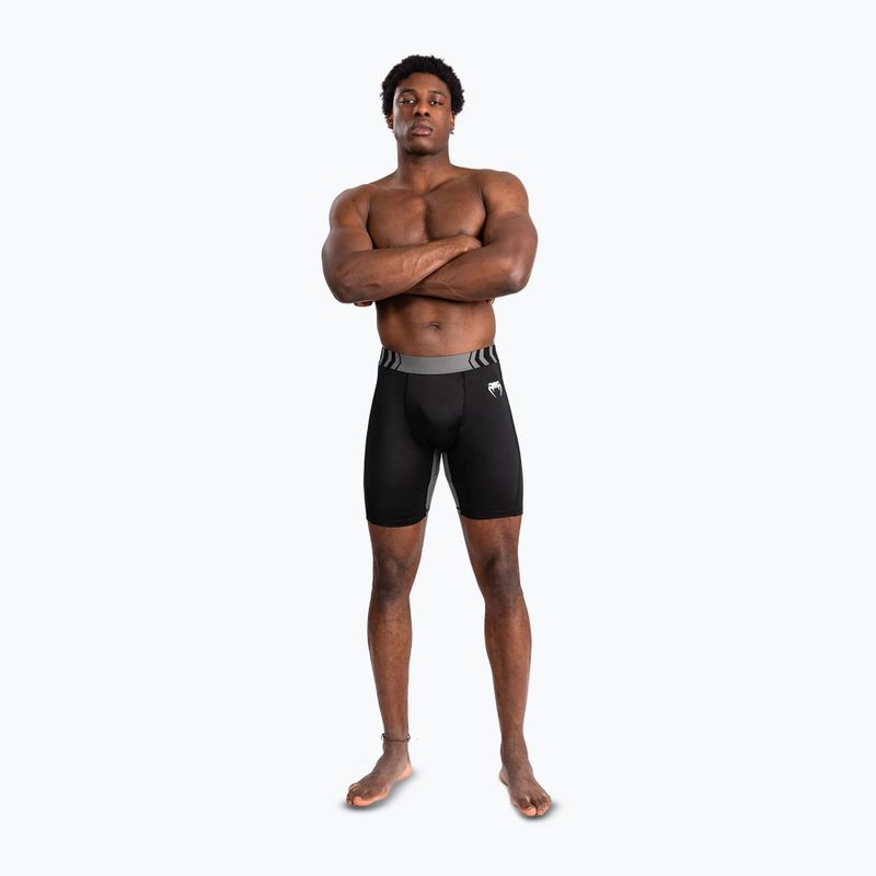 Men's training shorts Venum Tempest Vale Tudo black/grey 2