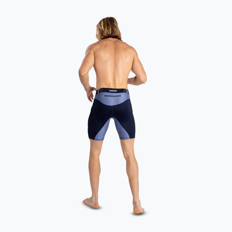 Men's training shorts Venum Tempest Vale Tudo navy blue/blue 4