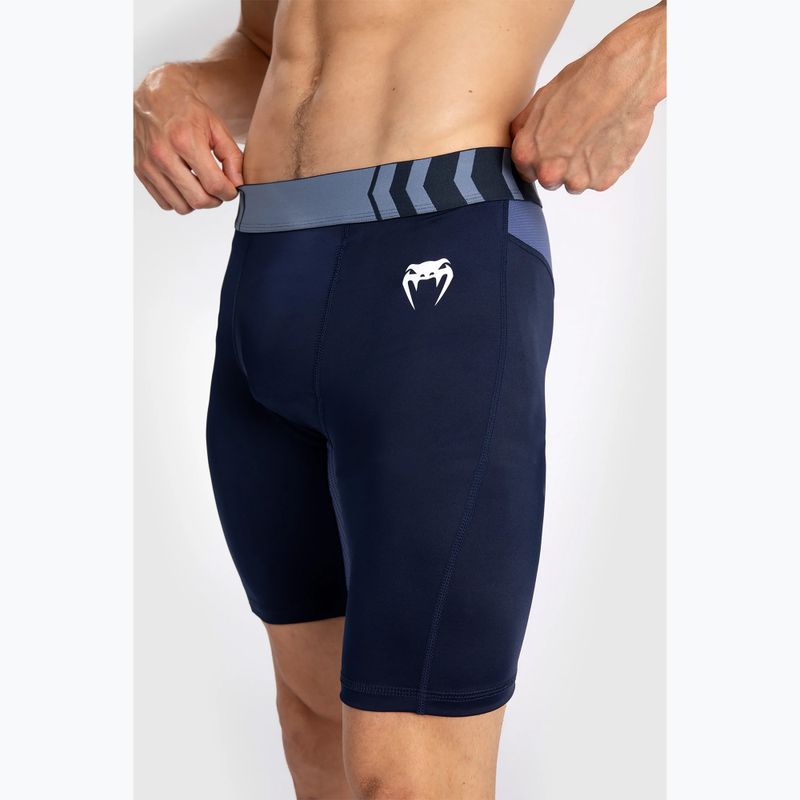 Men's training shorts Venum Tempest Vale Tudo navy blue/blue 5
