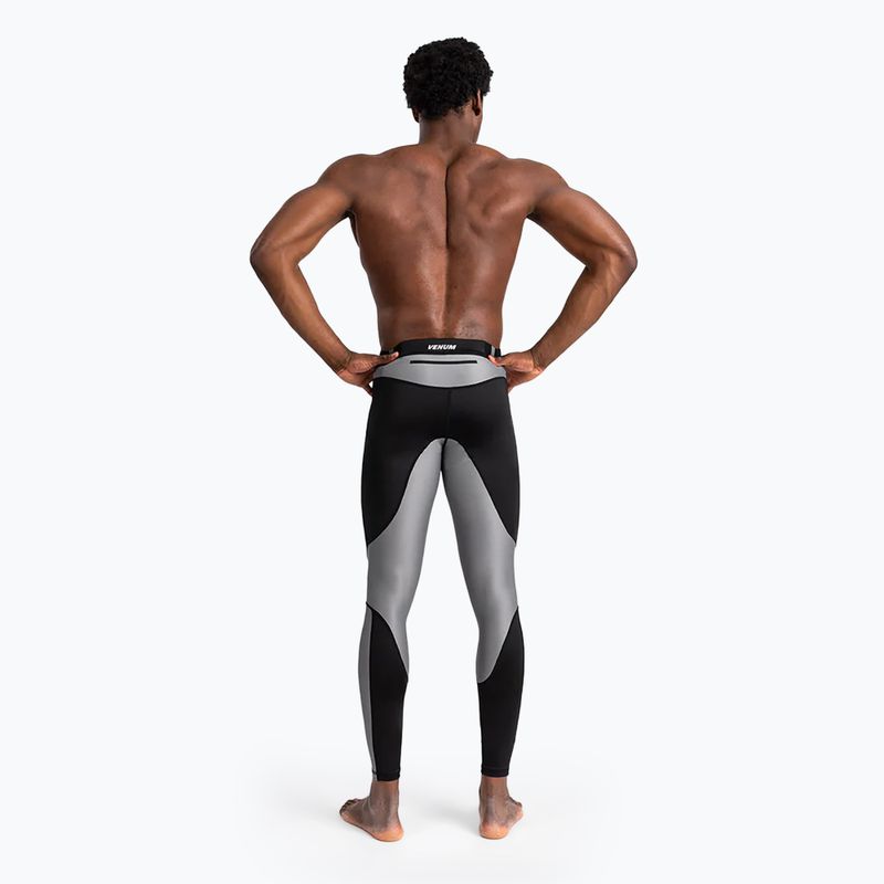 Men's training leggings Venum Tempest Spats black/ grey 3