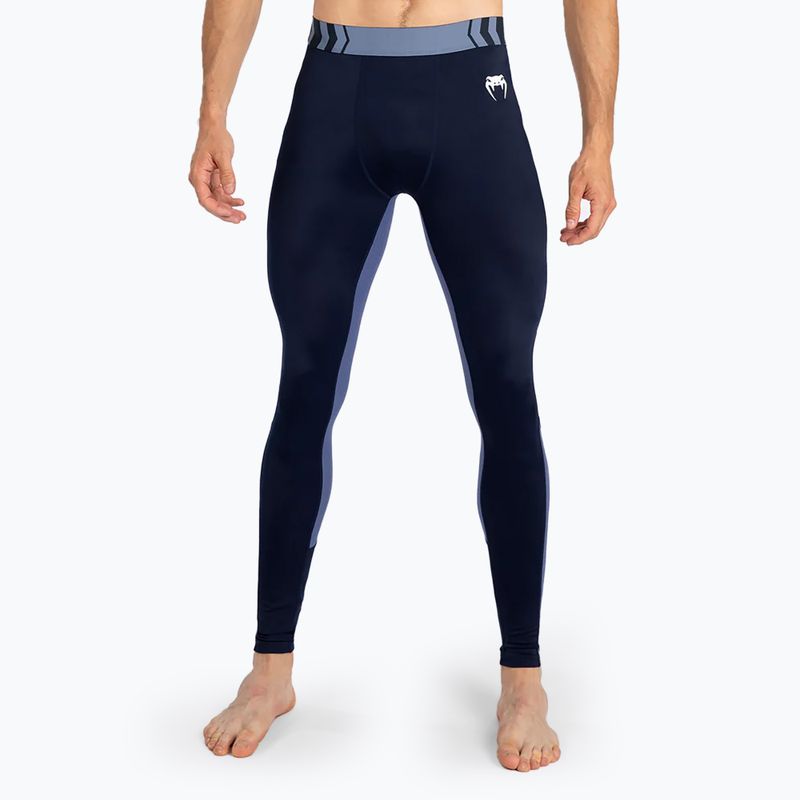 Venum Tempest Spats men's training leggings navy blue