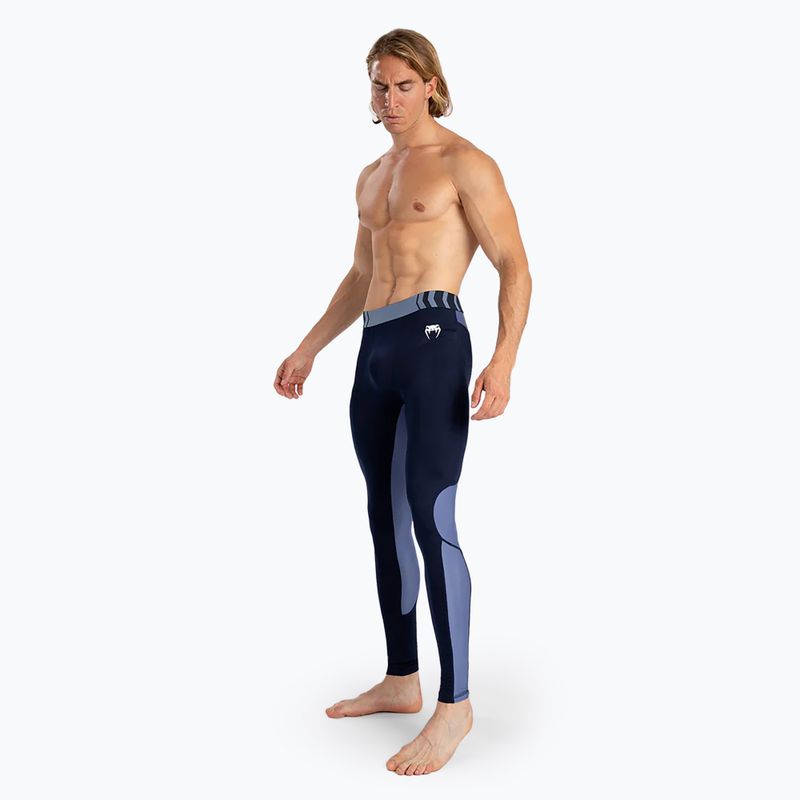 Venum Tempest Spats men's training leggings navy blue 2