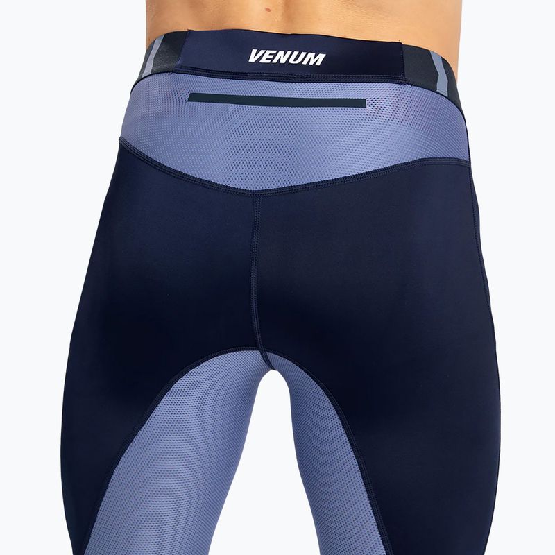 Venum Tempest Spats men's training leggings navy blue 6