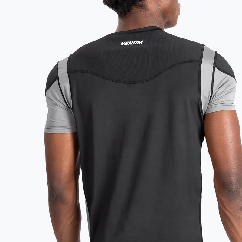 Venum Tempest Dry-Tech black/ grey men's training t-shirt 5