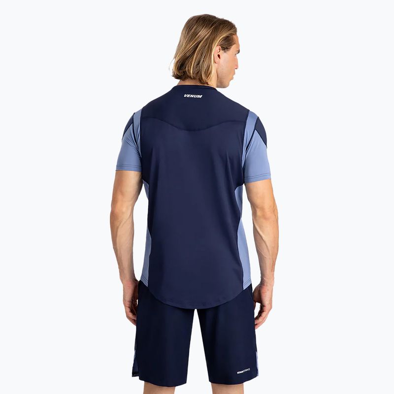 Venum Tempest Dry-Tech men's training shirt navy blue 3