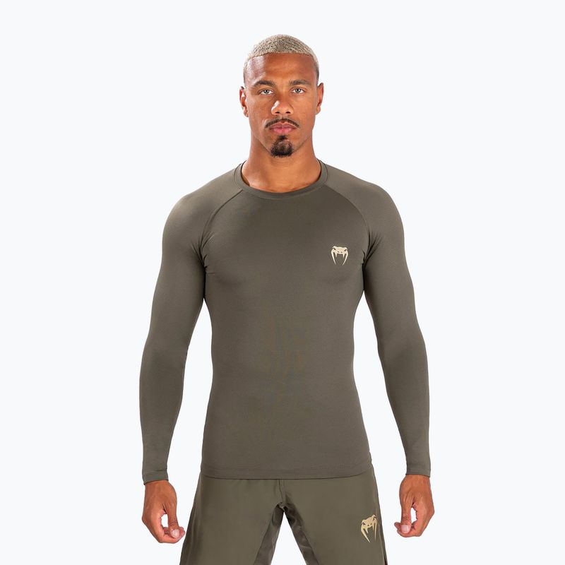 Venum Contender men's longsleeve Rashguard khaki