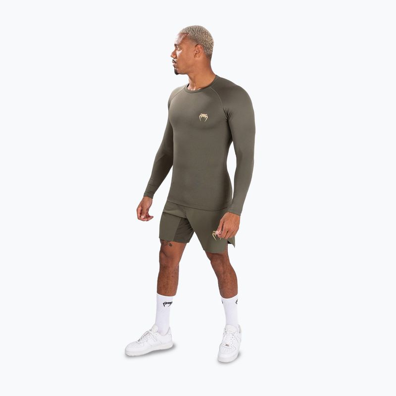 Venum Contender men's longsleeve Rashguard khaki 4