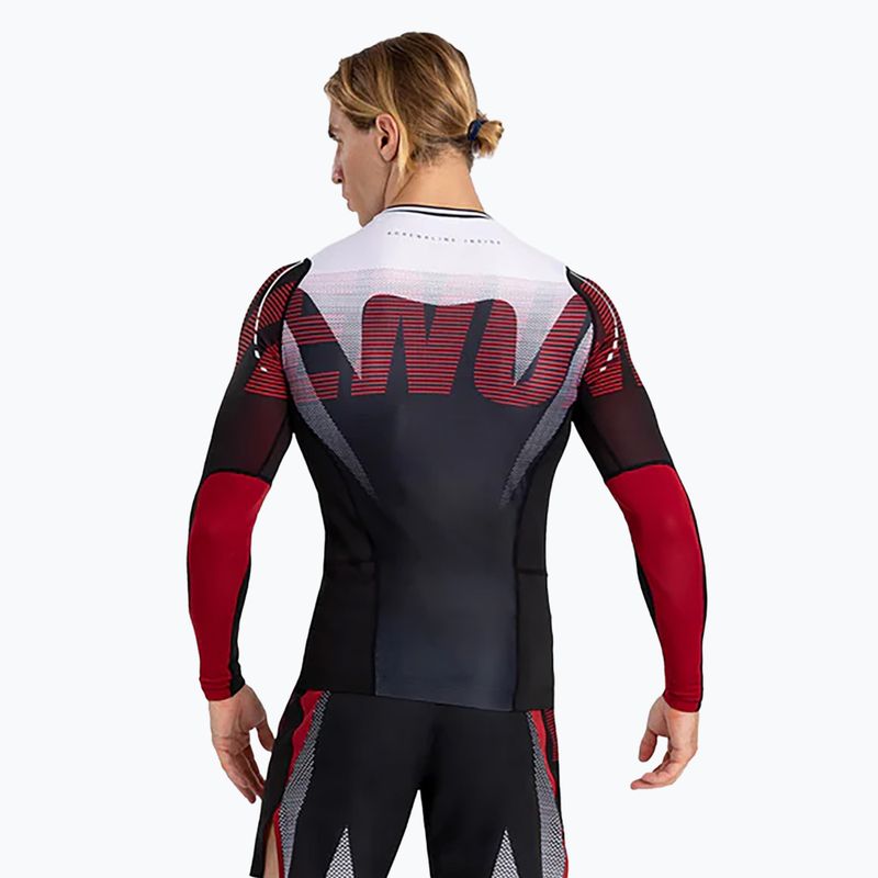 Men's Venum Adrenaline Rashguard black/red Longsleeve 3