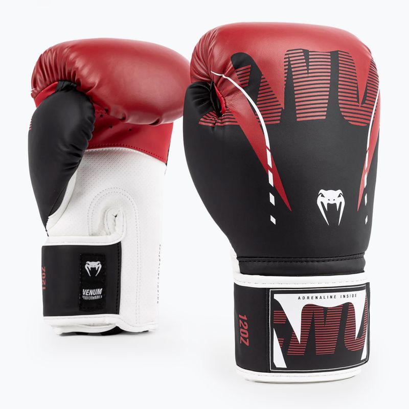 Venum Adrenaline Boxing gloves black/red