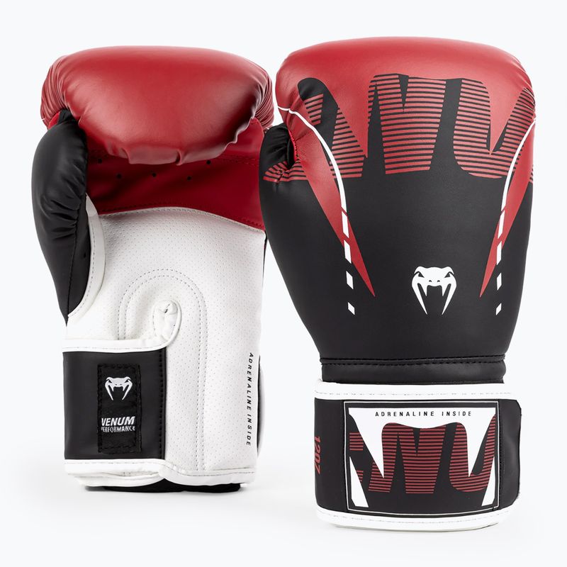 Venum Adrenaline Boxing gloves black/red 3