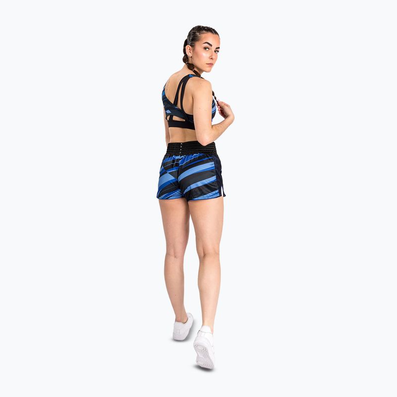 Women's training shorts Venum Abyss Muay Thai shadow blue 3