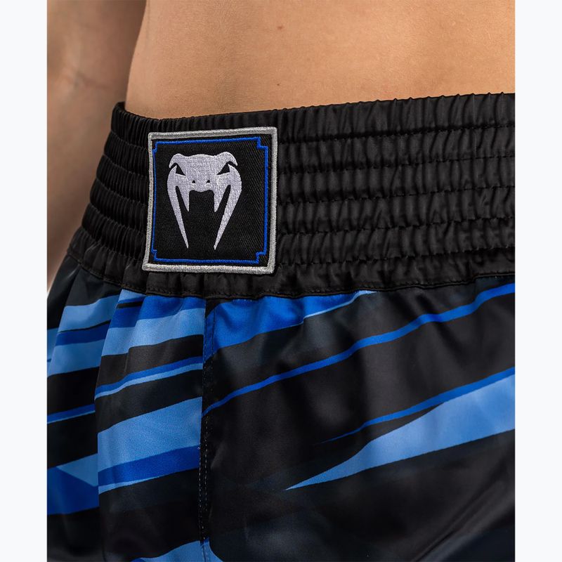 Women's training shorts Venum Abyss Muay Thai shadow blue 7