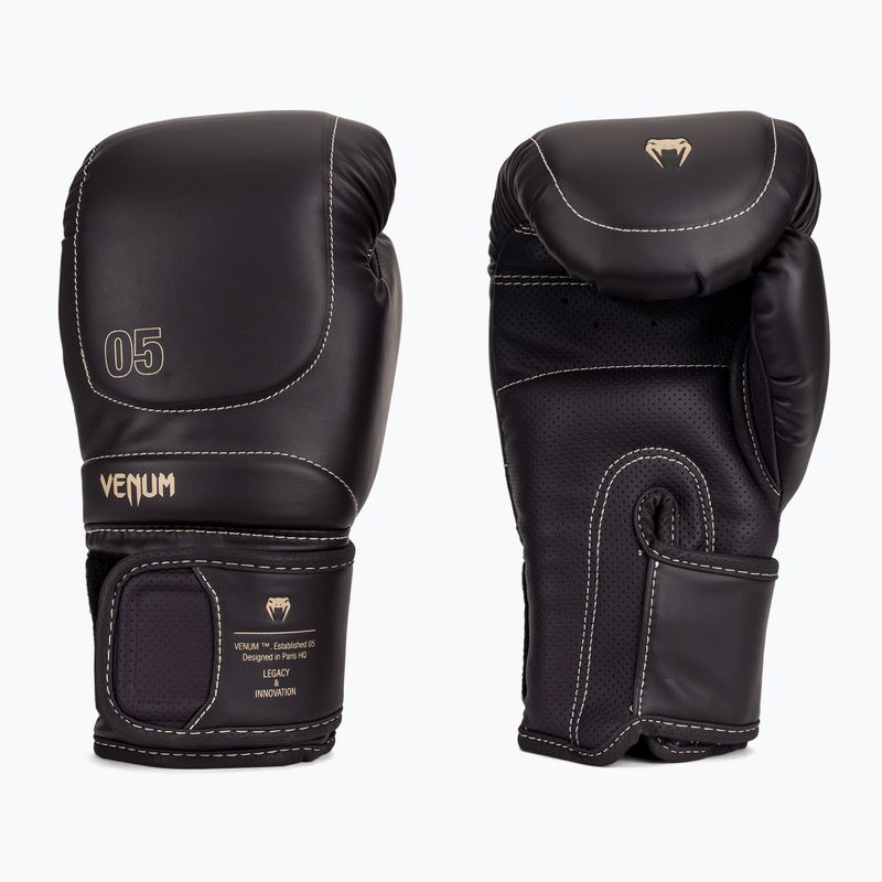 Men's Venum Impact Evo Boxing Gloves 14 OZ chocolate