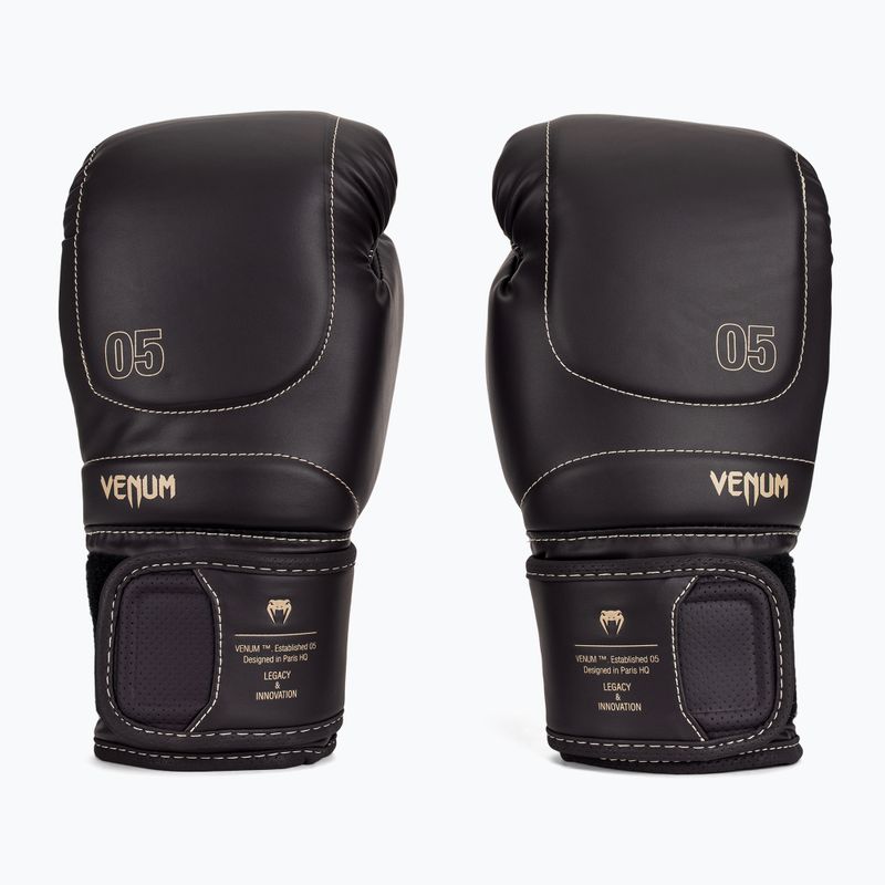 Men's Venum Impact Evo Boxing Gloves 14 OZ chocolate 2