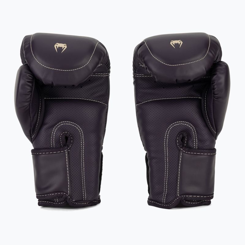 Men's Venum Impact Evo Boxing Gloves deep purple 3
