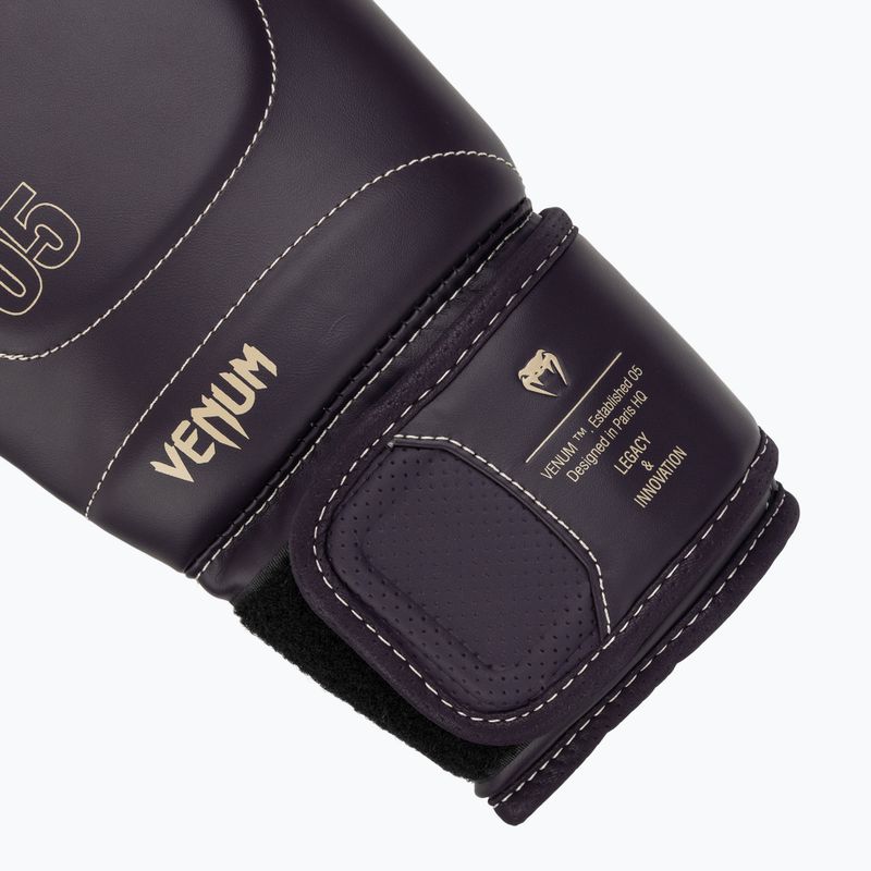 Men's Venum Impact Evo Boxing Gloves deep purple 6