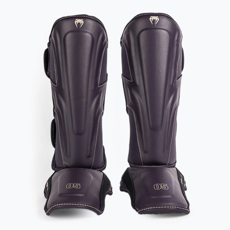 Venum Impact Evo deep purple men's tibia and foot protectors