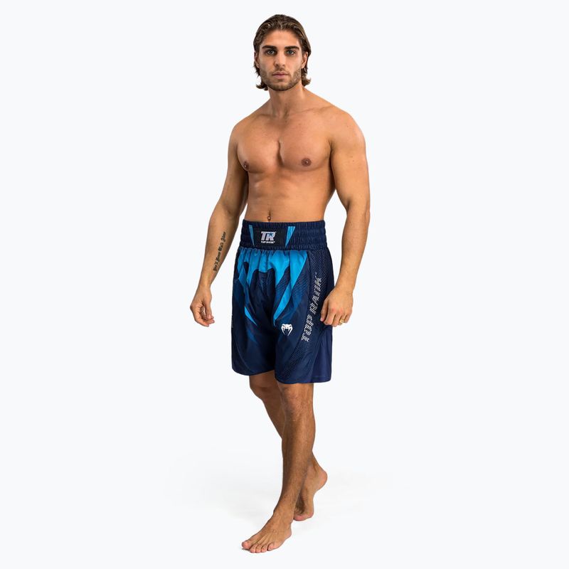 Men's training shorts Venum X Top Rank Original Men's Boxing Shorts navy blue 2