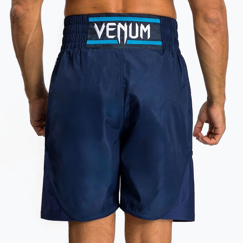 Men's training shorts Venum X Top Rank Original Men's Boxing Shorts navy blue 3