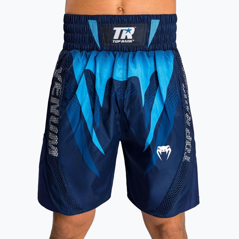 Men's training shorts Venum X Top Rank Original Men's Boxing Shorts navy blue 4