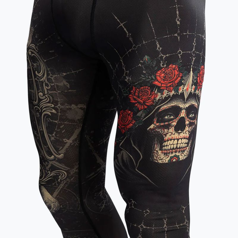 Men's training leggings Venum Santa Muerte 5.0 Men's Spats deep black/gold 6