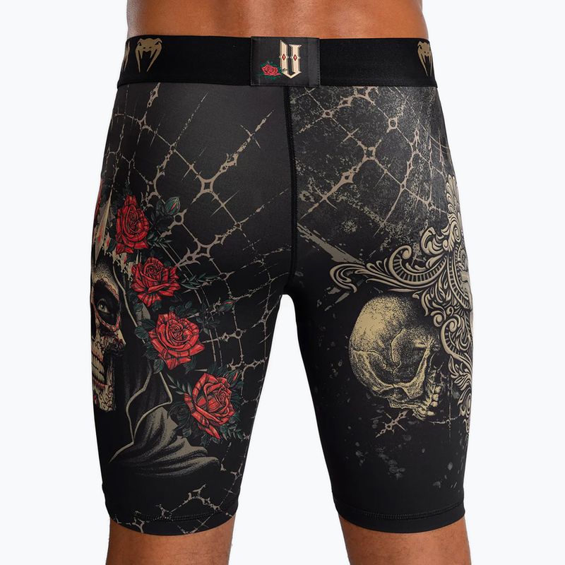 Men's training shorts Venum Santa Muerte 5.0 Men's Vale Tudo Training Shorts deep black/gold 7