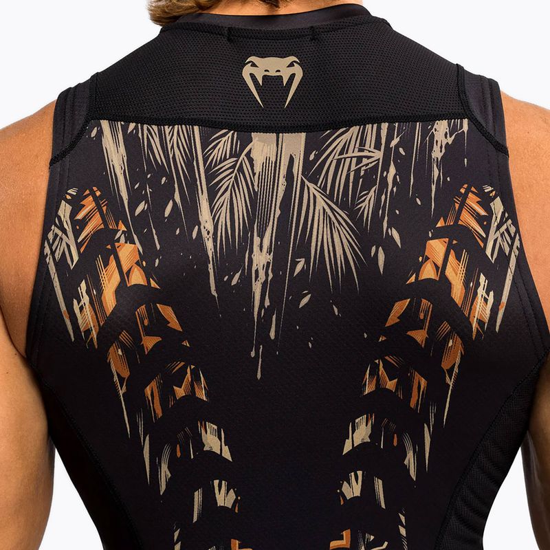 Venum Tiger Men's Sleeveless Rashguard black/neon orange 5