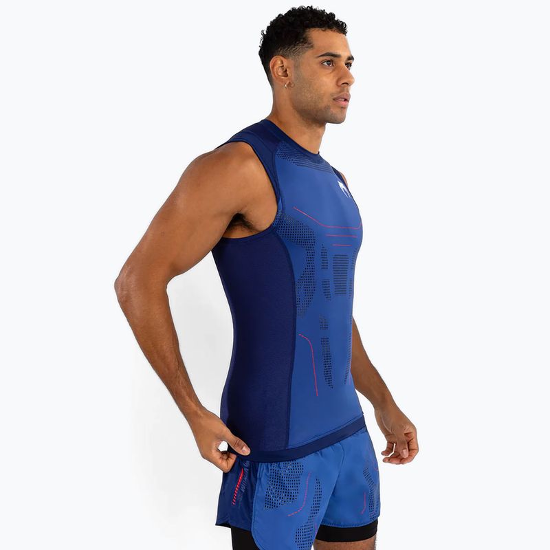 Men's Venum Technical 3.0 Sleeveless Rashguard night blue 4