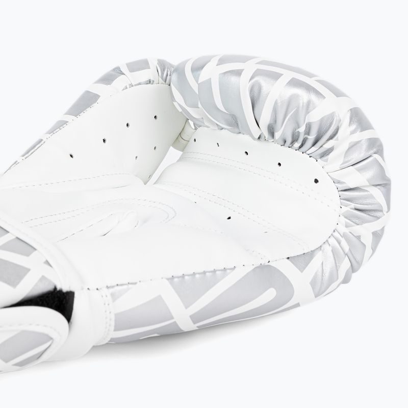 Venum Contender 1.5 XT Kids white/silver boxing gloves 4