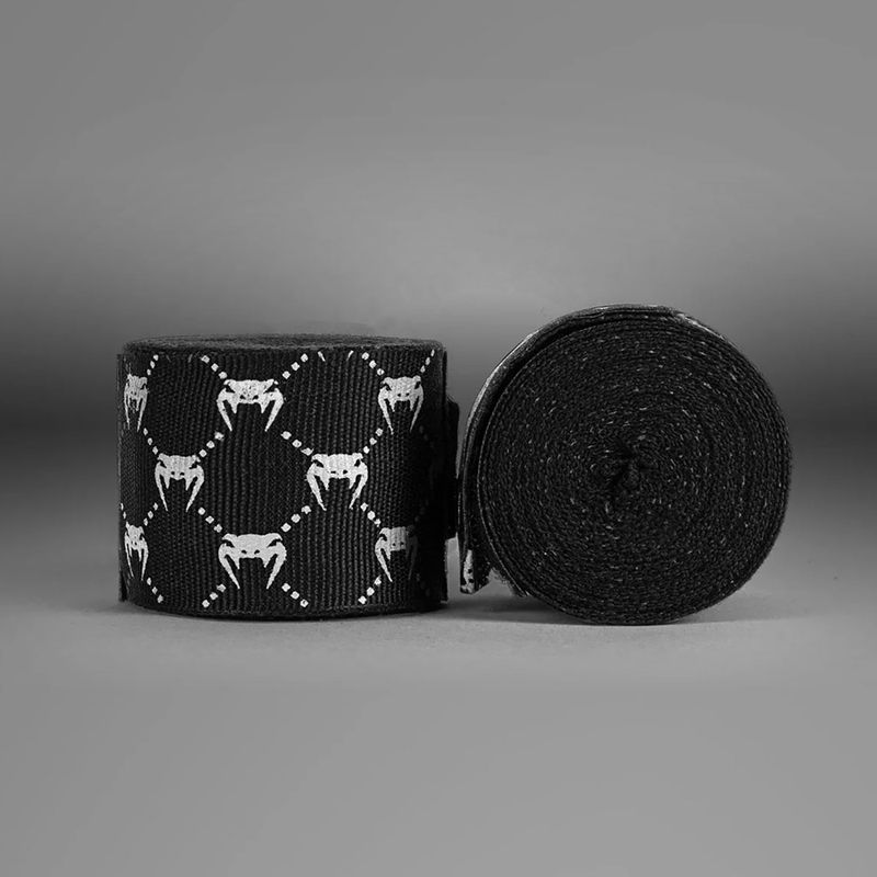 Boxing wraps Venum Hand Wraps 250 cm black/white 2