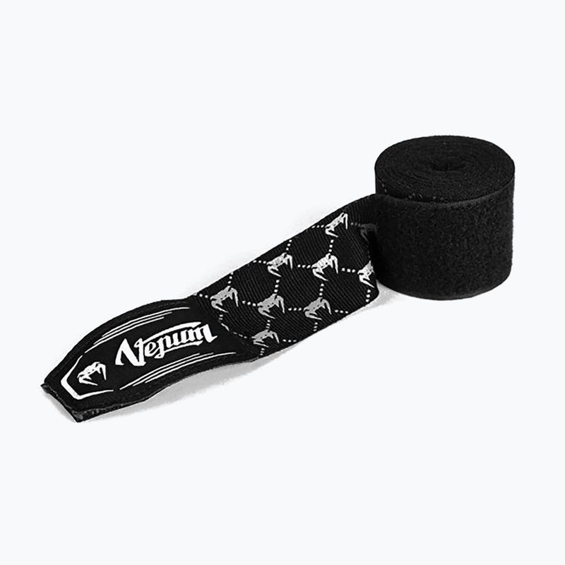 Boxing bandages Venum Hand Wraps black/white 3