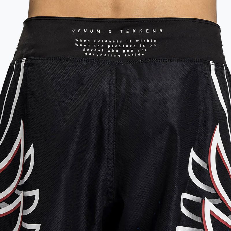 Men's training shorts Venum X Tekken 8 - Jin Kazama Fight Shorts blue/black/white 6