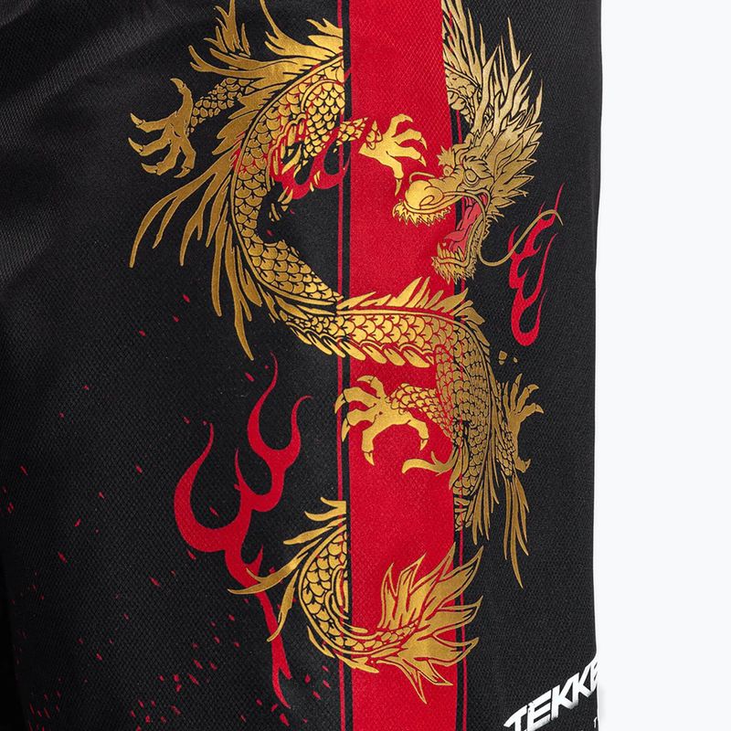 Men's training shorts Venum X Tekken 8 - Marshall Law Fight Shorts black/red/gold 6
