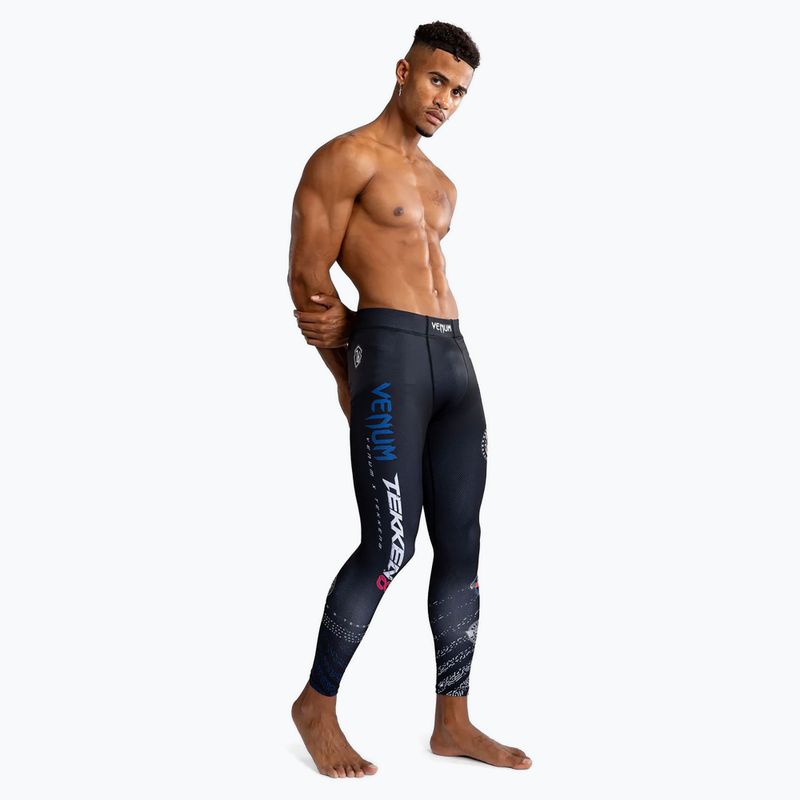 Men's training leggings Venum X Tekken 8 - Paul Phoenix Spats black/blue 2