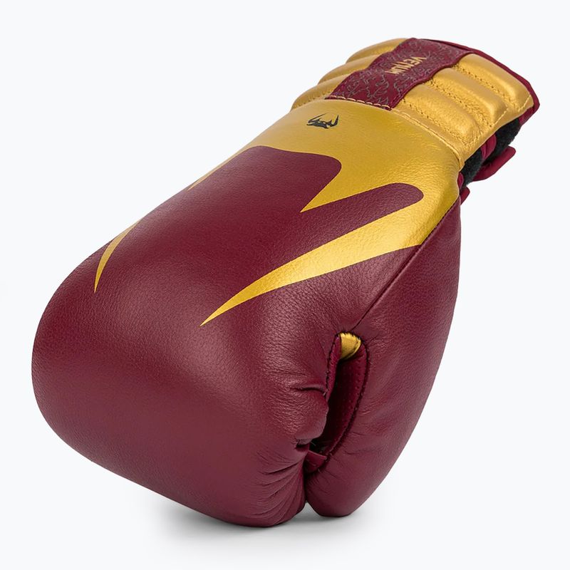 Venum Reverso Boxing gloves red/gold 5