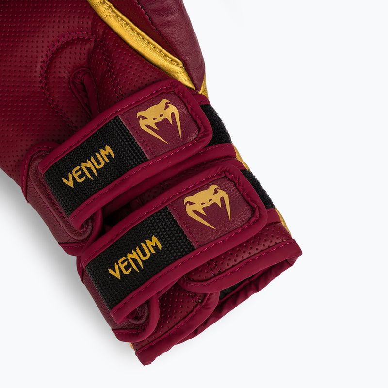 Venum Reverso Boxing gloves red/gold 6