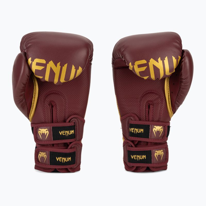 Venum Reverso Boxing gloves red/gold 3