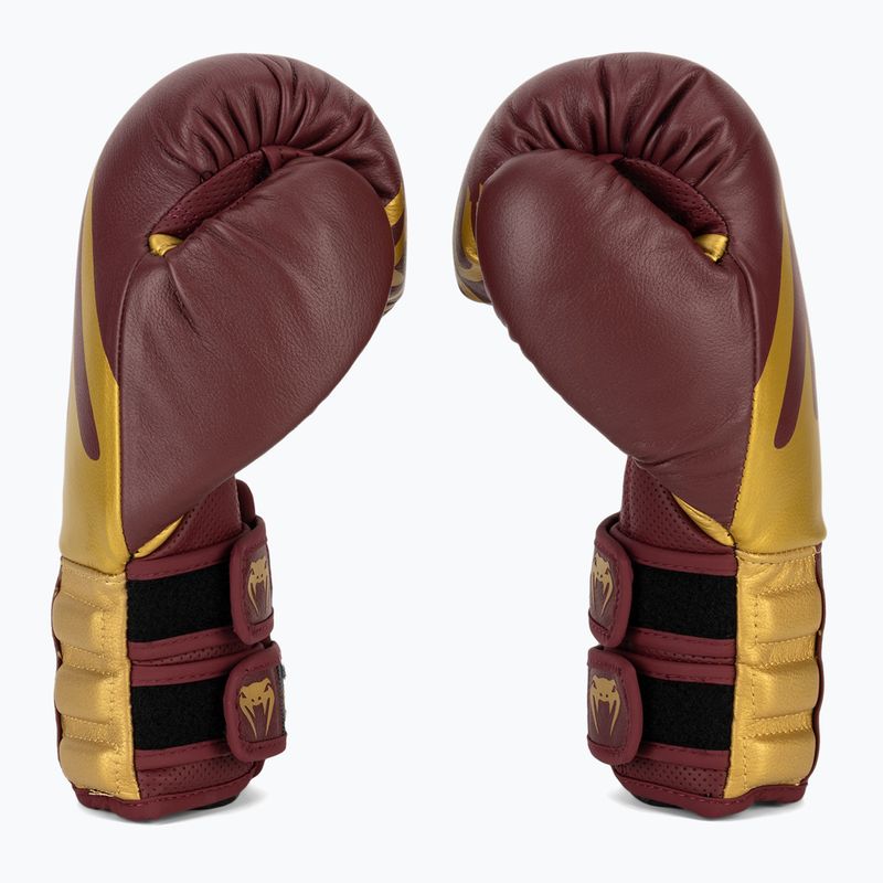 Venum Reverso Boxing gloves red/gold 4