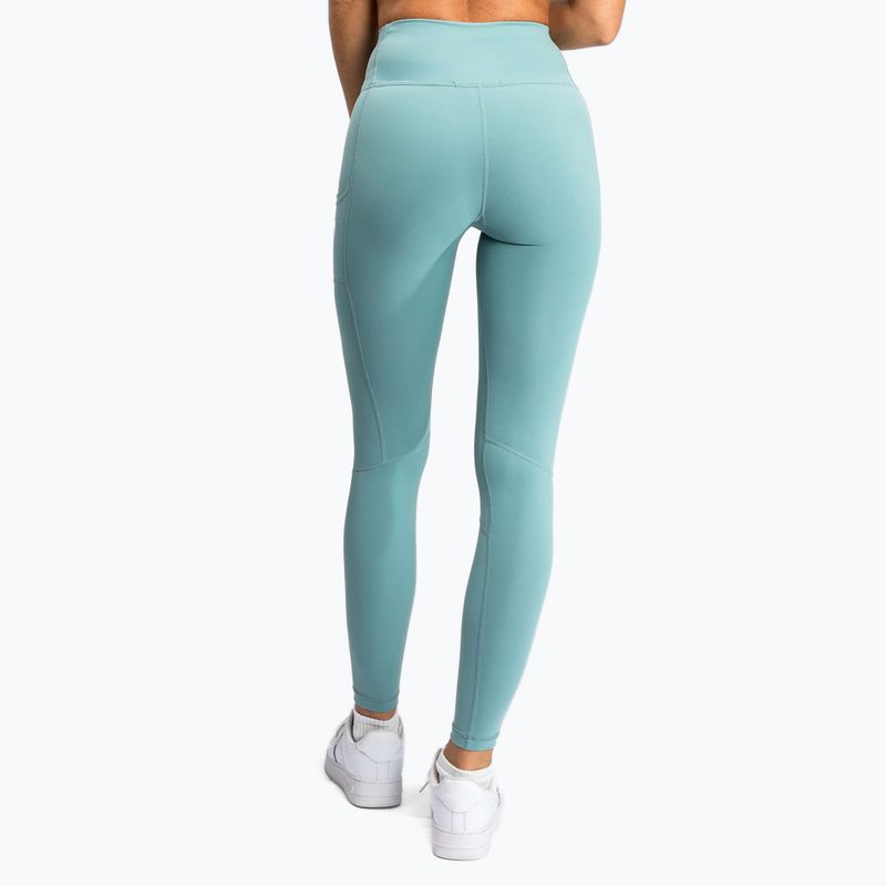 Venum Essential Performance women's training leggings aqua green 3