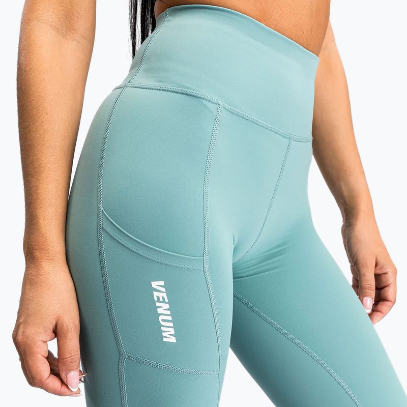 Venum Essential Performance women's training leggings aqua green 6