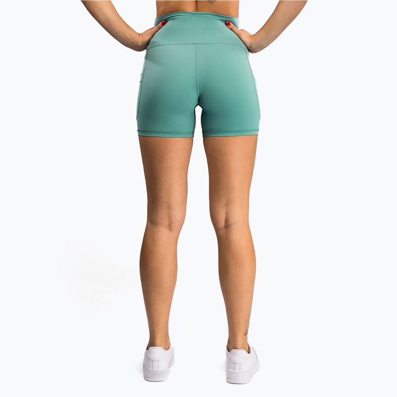 Venum Essential Women's Bike Shorts aqua green 4