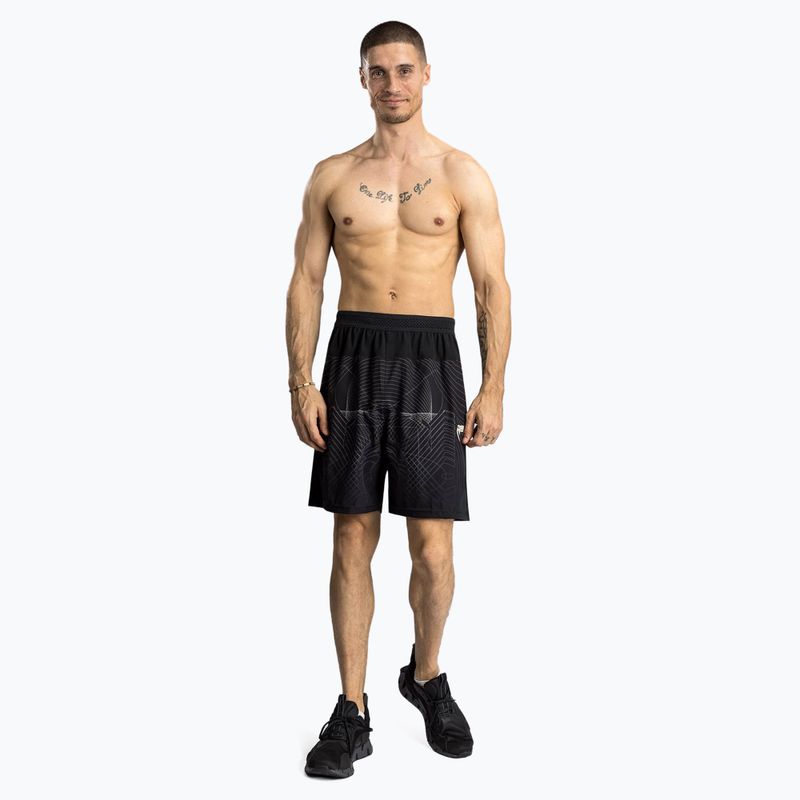 Men's training shorts Venum G-Fit Air Men's Training Shorts deep black/desert sand 2