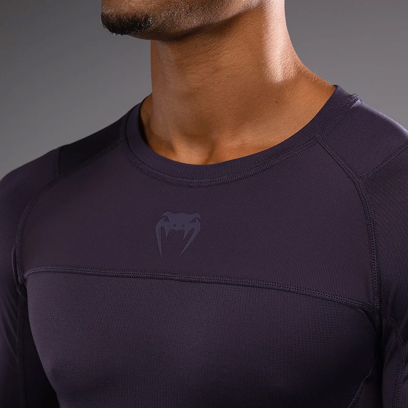 Men's longsleeve rashguard Venum G-Fit Air Rashguards deep purple 5
